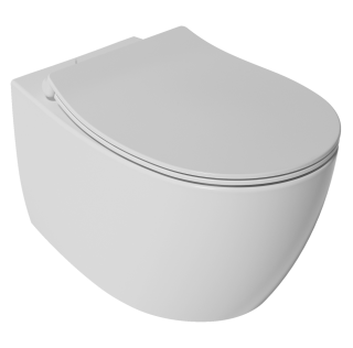 Подвесной унитаз Isvea Sentimenti Neo 10AR02010SV-2L безободковый крышка микролифт белый матовый